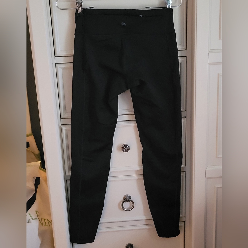 Athleta Fleece tights size XS in Black